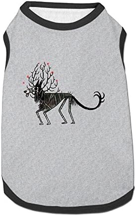 Mushanxiang Animal Deer Summer Sleeveless Breathable Dog Cat T Shirt Pet Clothing