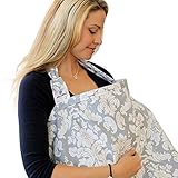 Qunqi Star Breast Feeding Nursing Cover (Gray) (Baby Product)