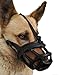 Dog Muzzle, Breathable Basket Muzzles for Small, Medium, Large and X-Large Dogs, Stop Biting, Barking and Chewing, Best for Aggressive Dogs (Medium, Black)