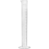 EISCO Graduated Cylinder, 250mL - Class B Tolerance - Octagonal Base - Polypropylene Plastic - Industrial Quality, Autoclavable
