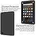 Fire 7 Case, H&T(TM) Ultra Slim Thin Hybrid Double Layer Anti-Scratch Shockproof Protective Cover Case For Fire 7 Inch [Kids Friendly] Tablet (5th Generation - 2015 release Only) (Black)