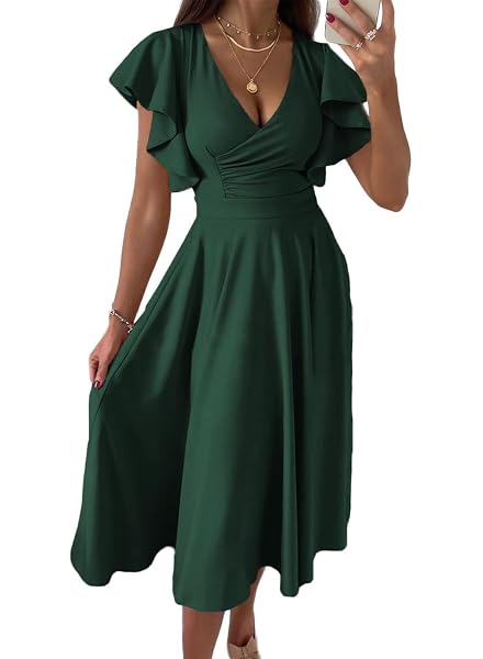 green emerald velvet dress Amazon.com: LLDYYDS Dresses for Wedding Guest Formal Curvy with Belly Long  Elegant that Hide Fat Summer Split Beach Party Maxi Dress : Clothing, Shoes  & Jewelry