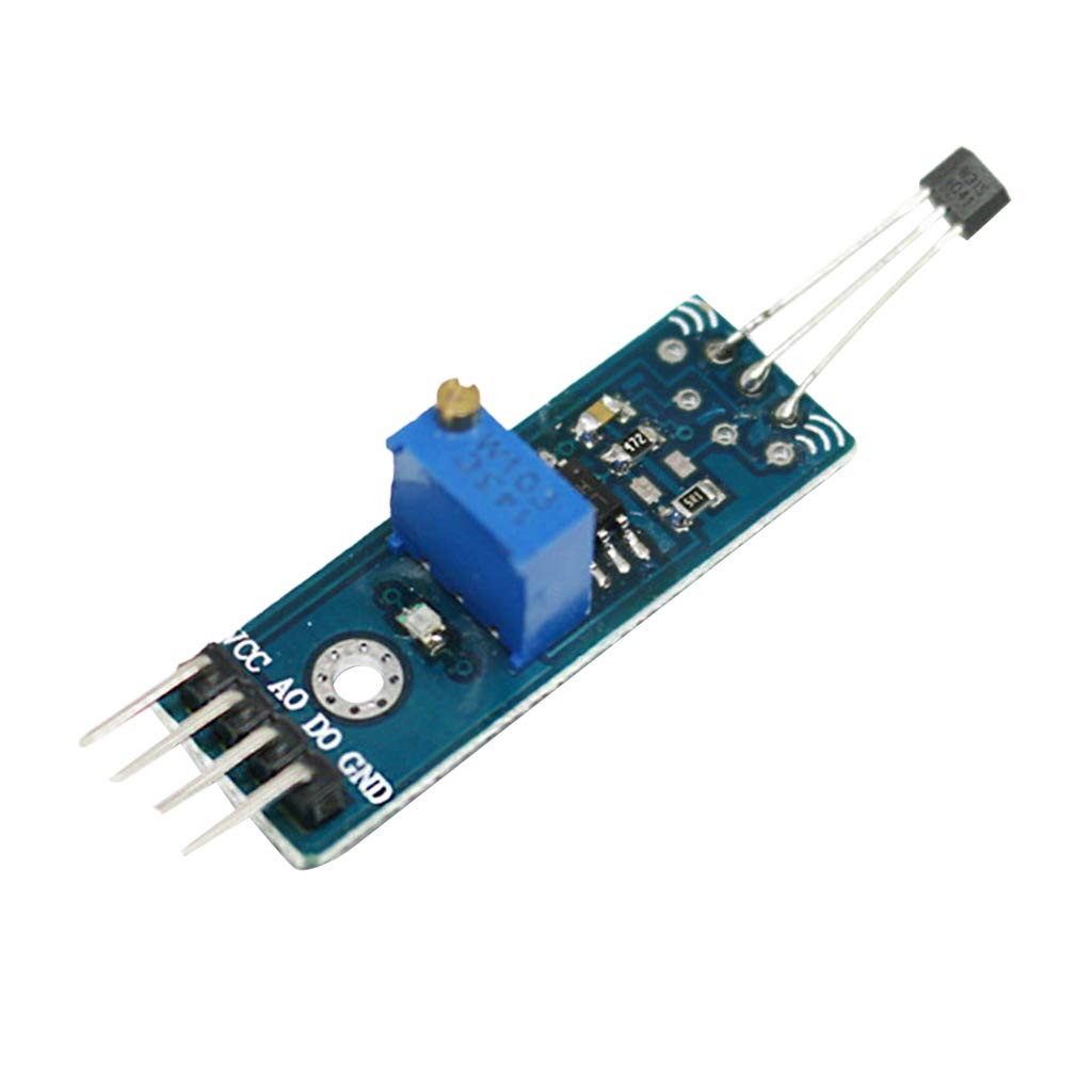 Milageto High Sensitivity 1.5mV/G Linear Hall Sensor Module for Motor