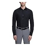 Van Heusen Men's Dress Shirt Fitted Poplin