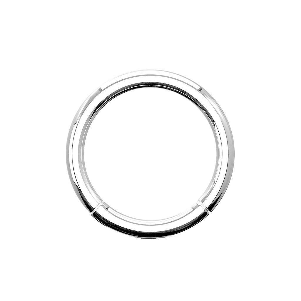 PiercedOff Titanium Hinged Segment Ring - Thickness 20GA (0.8mm) / Diameter 10mm