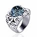 Men's Boy's Stainless Steel Ring Gothic Bloody red The Devil's eye Multicolor Retro Jewelry