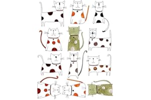 XPRESSIONDECALS Tall Tale Cats - 70424175 - Ceramic Decal - Enamel Decal - Glass Decal - Waterslide Decal - 3 Different Size Sheet (Images) to Choose from. Choose Either Ceramic (Enamel) or Glass Fusing Decals