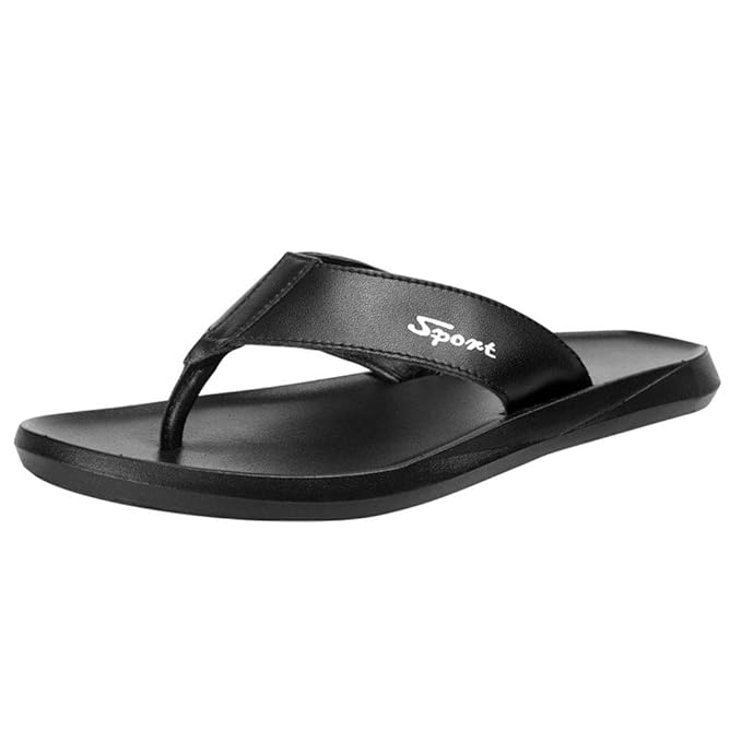 AWSAYS 2019 Herren-Flip-Flops FüR Sommermode Tragen Rutschfeste Strandhausschuhe