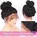 Dorosy Hair 360 Lace Frontal Wigs 150% Denisty Lace Front Human Hair Wigs for Black Women Curly Brazilian Virgin Hair Pre Plucked 360 Lace Wigs with Baby Hair (8 inch with 150% density)