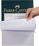 Faber-Castell Art & Graphic Sketch Pad A4 160 GSM 40 Sheets White view 4