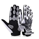 Vbiger Men's Outdoor Full Finger Light-reflecting Cycling Climbing Sport Gloves