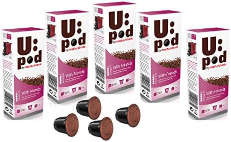 Morphy Richards Nespresso Compatible Coffee Pod Coffee Capsule Upod with Friends Pack of 50, 179100