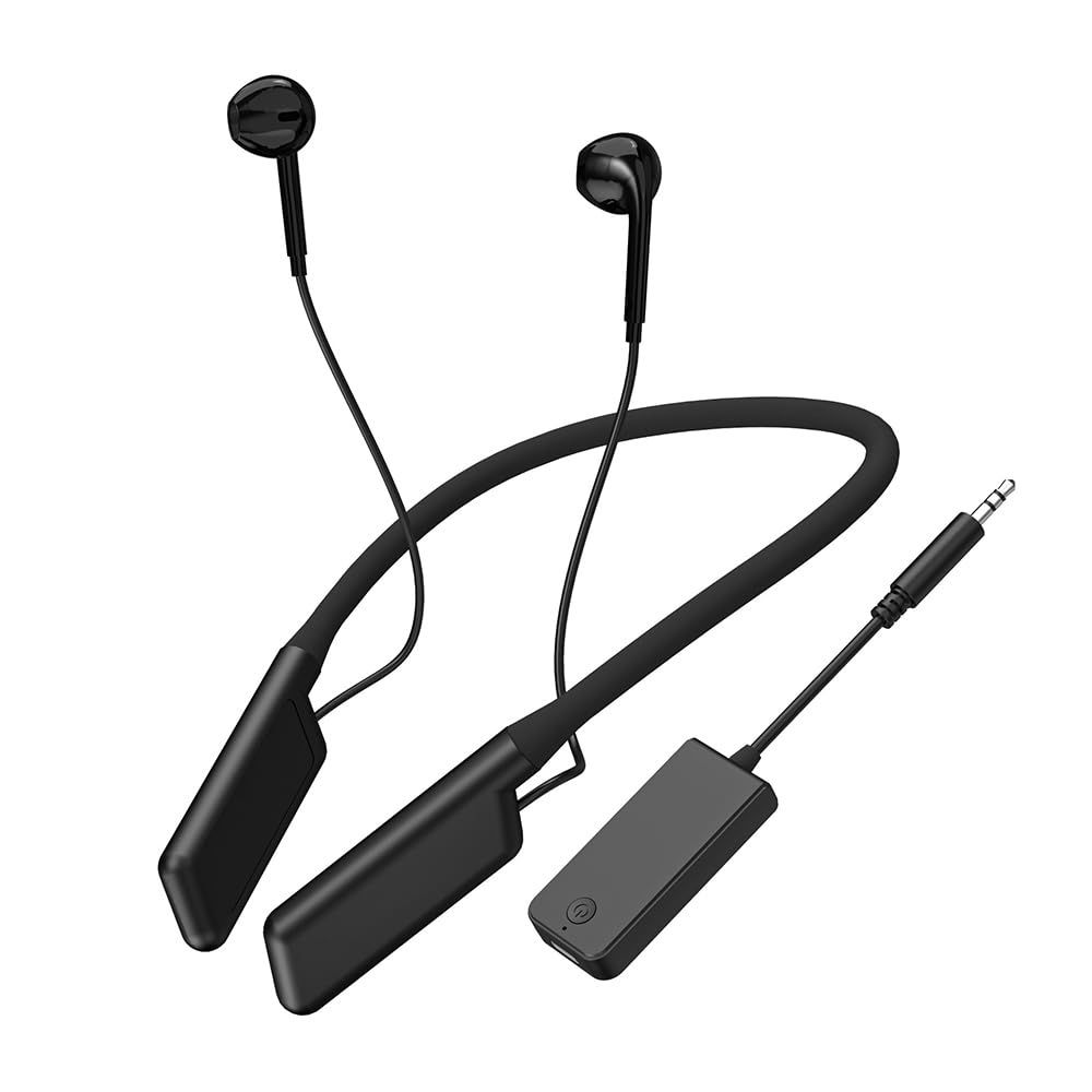 Hsthe Sea Stereo IEM System Dual Attachment Method Support 2.4G Wireless Connection Bluetooth Connection for Headphones Mobile Phones Speakers Sound Cards