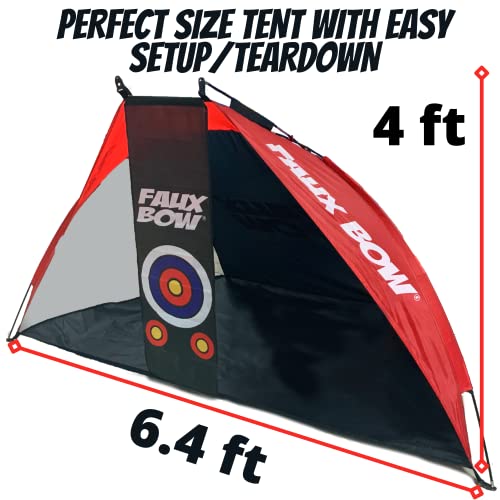 FAUX BOW Target Tent Impact Bow and Arrow Targets for Backyard