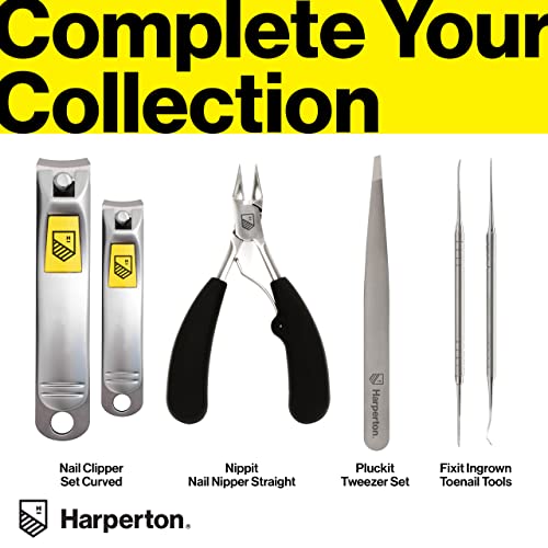 Harperton Podiatrist Toenail Clippers, HeavyDuty Grooming Tool