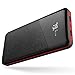 VanSaTa Power Bank, 22400mAh Portable Phone Charger Musfun External Battery with LCD Screen, 2.1A Input Port, and 2 Charging Ports for Smart Phone, Tablets and Other Devices, Black