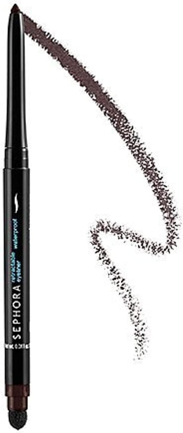 SEPHORA Retractable Waterproof Eyeliner #10 Matte Brown Black