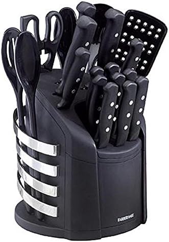 Farberware 17 Piece Wave Edge Carousel Set