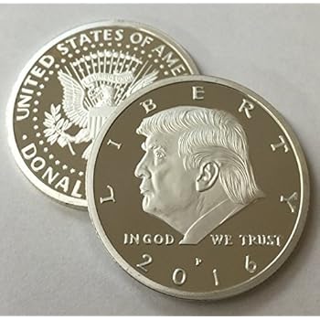 Amazon.com: Aizics Mint President Donald Trump 2016 Silver ...
