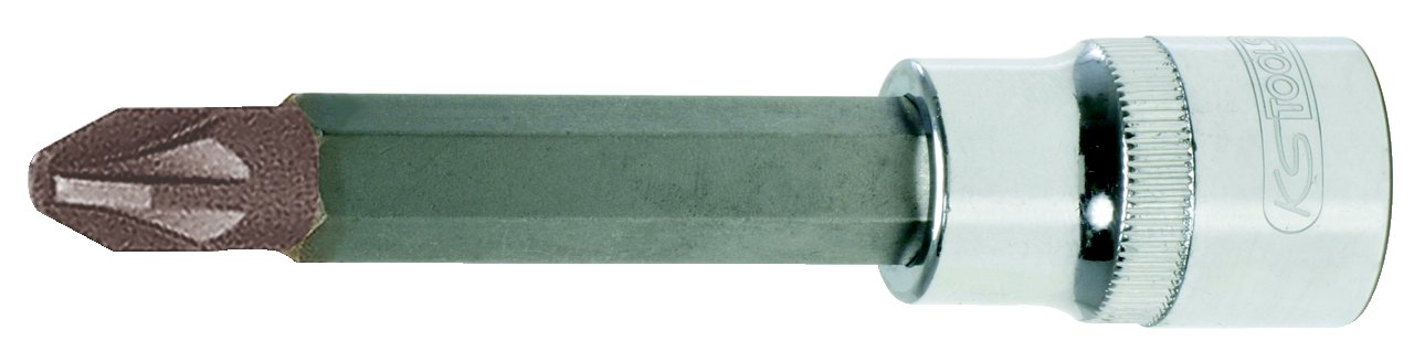 KS Tools 918.1688 1/2-inch Pz1 Chrome Plus Pozidriv Bit Socket