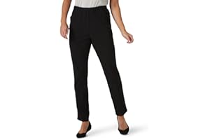 Chic Classic Collection Womens Cotton Pull-on Pant with Elastic Waist