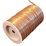 Gold Metallic Raffia Ribbon, 1/4