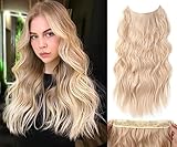 Invisible Wire Hair Exetensions 20 Inch Clip in