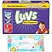 Luvs Diapers Size 1 Overnight Disposable (37ct) (8-14lbs) Bundle with Bonus Honest Baby Wipes (10ct)