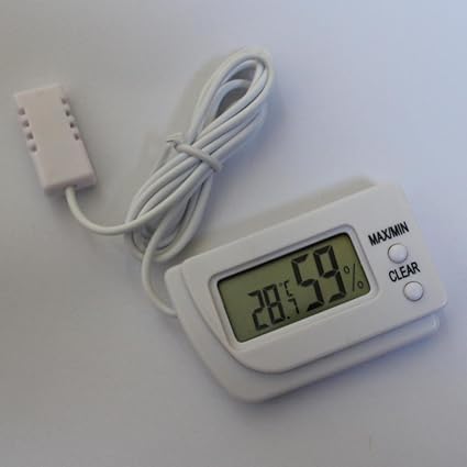 Generic Digital Temperature and Humidity Meter Tortoise Hatching Eggs Thermometer