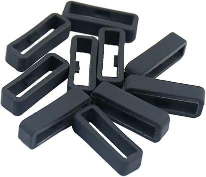 Hellery 10x Anillos de Fijación de Silicona Correas para Relojes para Garmin Fenix ​​