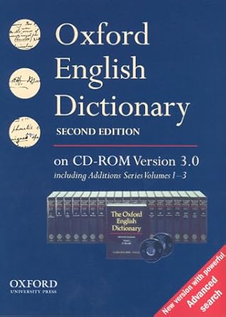 Oxford English Dictionary Second Edition Version 3 0 Amazon Co