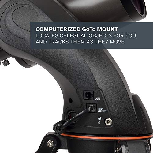 51A28Bp%2BcqL Celestron - NexStar 90SLT Computerized Telescope - Compact and Portable - Maksutov-Cassegrain Optical Design - SkyAlign Technology - Computerized Hand Control - 90mm Aperture - Image 4