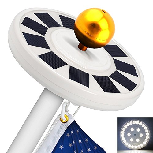 Flagpole Solar Lights An Easy, Affordable, Practical Solution