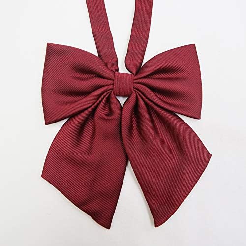 Cos Starryage スクールリボン エンジ 無地 全11種 制服 リボン サイズ調整可能 通学に 高校生 コスプレ コスプレに Jk 女子高生 訳あり商品 なんちゃって制服 品質に自信あり