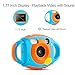 Kids Camera Toys for Boys,Gifts WiFi Rechargeable Shockproof Cute Mini Camera for Girls Anti-Drop Children digital Video Camera with 7 Color Filter Effect