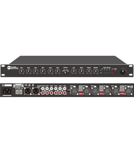Amazon.com: ART MX821S Eight Channel Mic/Line Mixer with Stereo