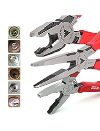vampliers 3 pc Set s3 F, extracción Specialty Herramientas Alicates, 6.25," Pro 8" Tornillo Extractor, Linemans Alicates y 7,5 de largo nariz profesional grado vampliers por Vampire Herramientas
