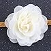 Miugle Baby Girl Gold Headbands Infant Head Wraps