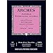 Arches Watercolor Pad 9x12-inch Natural White 100% Cotton Paper - 12 Sheet Arches Hot Press Watercolor Paper 140 lb Pad - Arches Art Paper for Watercolor Gouache Ink Acrylic and More