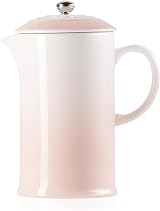Le Creuset Stoneware Cafetière French Press 1 L Shell Pink 60706087770003 view 3
