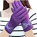 Aircee Women Touchscreen Texting Spandex Velvet Smartphone Gloves
