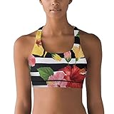 Gustaix Zimund Women's Racerback Sport Bra Tropical