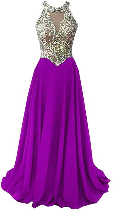 purple long frock