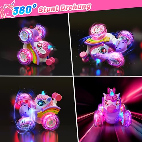 Hot Bee Remote Controlled Car Girls from 3 4 5 6 Years, Car Toy from 3 4 5 6 Years Girls, Unicorn Gift Girls 3-6 Years