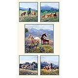 Wildflower Trails Horses Panel #2 24
