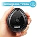 UOKOO Security wireless camera, 1280x720p Home Surveillance Camera, Baby Video Monitor with Night Vision-Two Way Audio Black