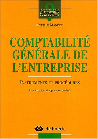 Comptabilité générale de l'entreprise