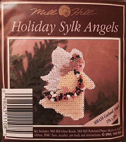 1995 Mill Hill Holiday Sylk Angel Bead Kit MHAS8 "Garland Angel"