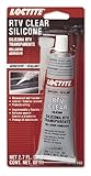 Loctite 37463 Clear RTV Silicone Adhesive/Sealant Tube, 80-milliliter
