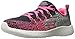 Skechers Kids Burst Ellipse Sneaker, Charcoal/Pink, 1 M US Little Kid